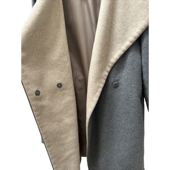 Pim + Larkin Wool And‎ Poly Wrap Coat Grey Womens Large - Picture 16 of 16